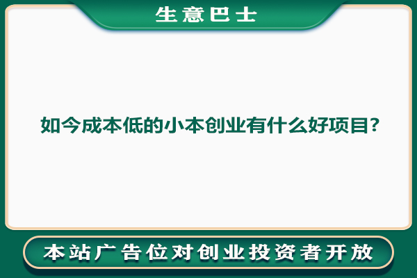 創(chuàng)業(yè)小項(xiàng)目